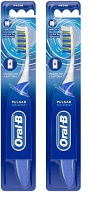 Oral-B Pulsar - Cepillo de dientes (35 Medio) (Paquete de 2)