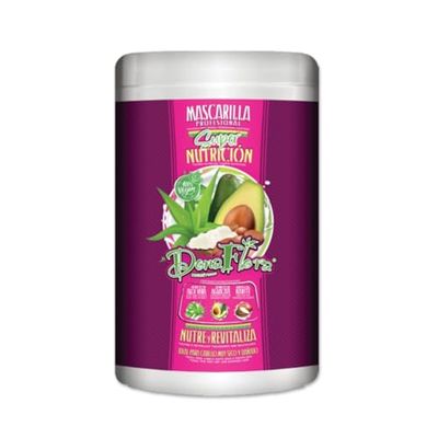 Dona Flora - Nutritive and Revitalizing Hair Mask - Super Nutrition - 1000ml - Enriched with Aloe Vera, Avocado and Shea Butter