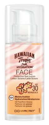 Hawaiian Tropic Silk Hydration Air Soft Face ansiktssolskydd LSF 30, 50 ml