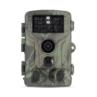 Wildlife Camera - 4K @10fps - 50 MPixel - 5 MPixel CMOS - IP65 - Zwart No-Glow IR - Nachtzicht - Kijkhoek: 60° - Bewegingssensor - Detectiehoek: 130 ° - Detectiebereik: 20 m