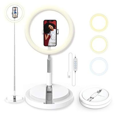 DigiPower DP-VRLIN11, Anello luminoso pieghevole, Multicolore, Ø28 cm
