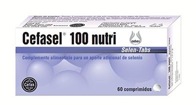 Cefak Ijsalut Cefasel 100 nutri comp, Complemento alimenticio para un aporte adicional de selenio, 60 comprimidos