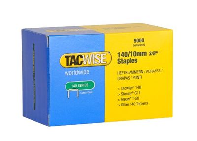 Tacwise 0342 Type 140/10mm Heavy Duty Gegalvaniseerde Nietjes, Pack van 5000