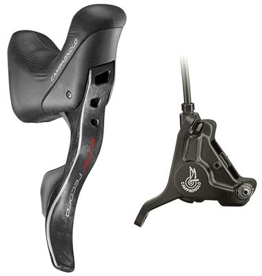 Campagnolo Unisex - Vuxen Super Record 12s skivbroms, svart, en storlek