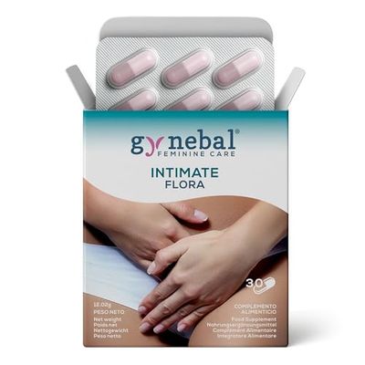 GYNEBAL - Probioticos Mujer Flora Intima - Protector Intimo que Refuerza la Flora vaginal y te Protege de las Infecciones - 30 Capsulas