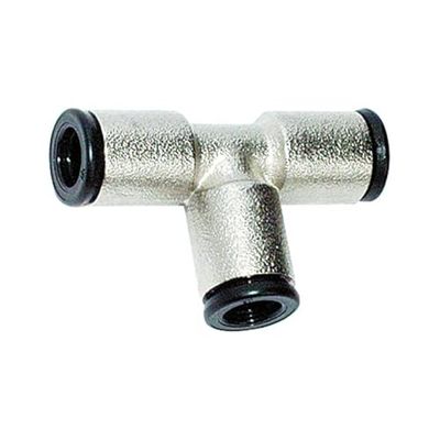 RIEGLER 115946-49.012-E Value Line Connecteur en T pour tuyau extérieur Ø 12 mm MS vern, 1 pièce