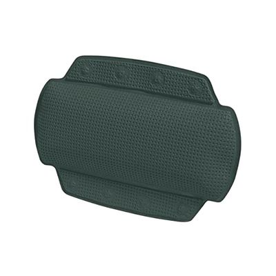 Spirella Cojín para bañera Alaska Verde Oscuro con 8 ventosas, Antibacteriano, Antideslizante, 23 x 32 cm, Lavable, Fabricado en Alemania