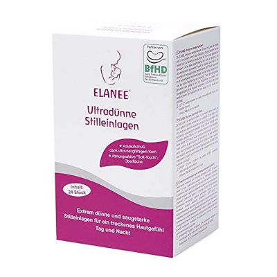 ELANEE Ultradunne voedingsinzetstukken – ultra-absorberende kern, extreem dun en ademend - wit, 24 stuks (219-00)