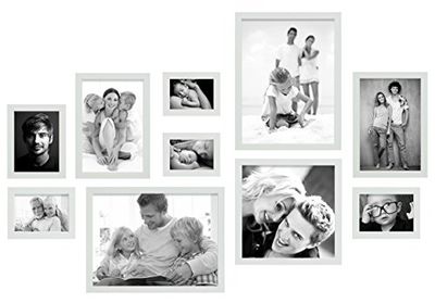 Deknudt Frames s41vh1wall2 fotolijst met regel praktijk voor het plakken hout wit 35 x 46 x 10 cm