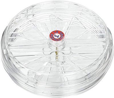 AET16 ventilatorkachel voor glazen ramen met vast rooster, diameter 170 mm, transparant