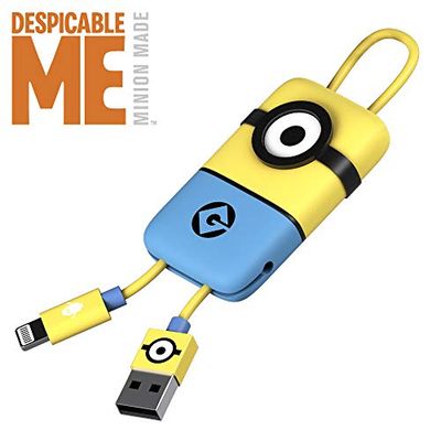 Lightning Minion USB-kabel (22 cm) - gegevensoverdracht en opladen voor Apple - Original Minions, Tribe CLR32100