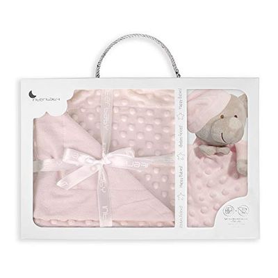 Amazon babydeken, model Bubles Rosa met Dudou