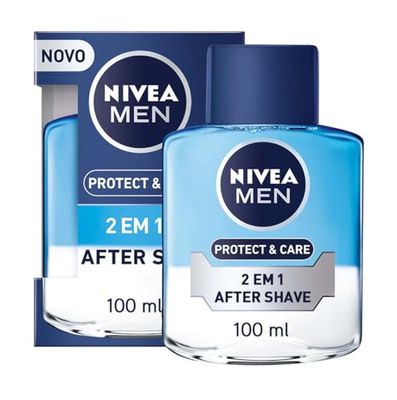 NIVEA MEN Protect & Care 2 in 1 Acqua di dopobarba da uomo 100 ml