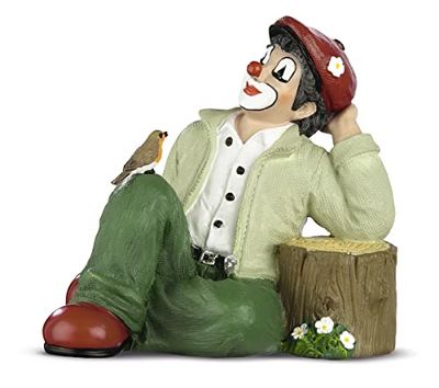GILDE Figurka Gildeclowna z małą przerwą - figurka dekoracyjna i przedmiot kolekcjonerski ręcznie - dostawa w pudełku prezentowym - wielokolorowa wysokość 10 cm