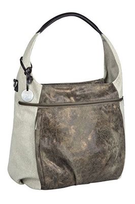 Ledig babyskötväska, snygg väska inklusive sköttillbehör/ledig hobo-väska, oliv/beige