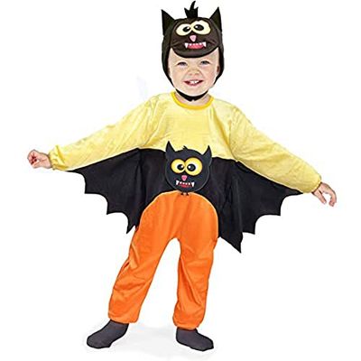 Little Funny Bat costume disguise fancy dress onesie baby (Size 2-3 years)