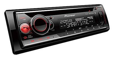 Pioneer DEH-S520BT Autoradio CD 1 DIN avec Bluetooth®, éclairage Multicolore, USB, Application Smart Sync et Compatible avec Les appareils Apple et Android