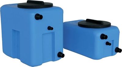 GIURGOLA Depósito de Polietileno Certificado para Agua Potable, Recipiente de expansión Mod. 50. Ligero, Resistente, manejable. Fabricado en Italia