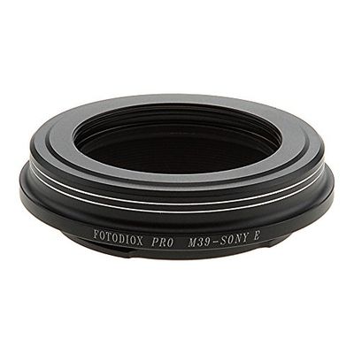 Fotodiox Pro Adattatore per Obiettivo Compatibile con Obiettivi Leica L39 (x0.977mm) su Fotocamere con Attacco Sony E