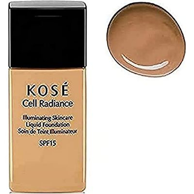 KOSE Beige Cell Radiance Illuminating Liquid Foundation 203 Deep 30ML Unisex Adulto, Único