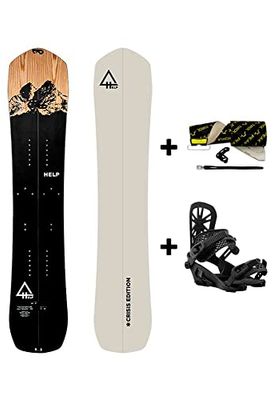 Pack Tabla Splitboard + Fijaciones Splitboard + Pieles de Foca - Help Snowboards The Adventure Splitboard - Pista y Freeride - Medida 158 - Pieles Kohla - Fijaciones Union Explorer - Talla M