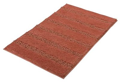 Kleine Wolke Tapis de Bain en Polyester, Terre Cuite, 80 x 140 cm