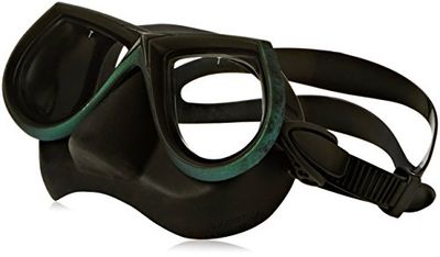 Mares Star - Gafas de Buceo Unisex, Color Negro / Verde, Talla Adulto