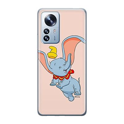 ERT GROUP mobiltelefonfodral för Xiaomi 12 PRO originalt och officiellt licensierat Disney mönster Dumbo 015 optimalt anpassad till formen på mobiltelefonen, fodral tillverkad av TPU-plast