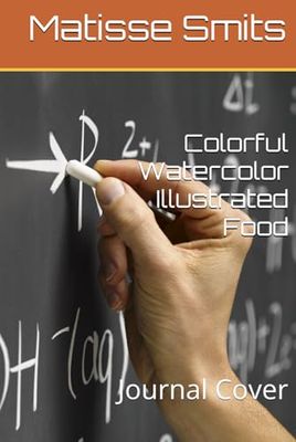 Colorful Watercolor Illustrated Food: Journal Cover