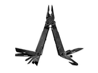 SOG PowerLock V-Cutter Black, Attrezzo Multiuso. Unisex-Adulti, Nero, 0