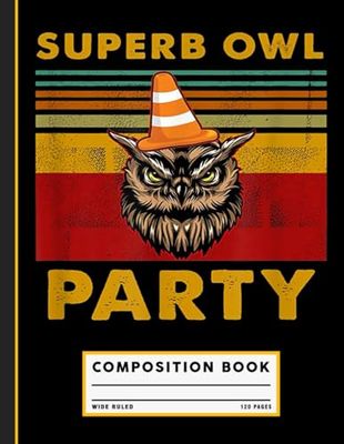 Owl Party Notebook: Superb Owl, A Playful What We Do in the Shadows Journal