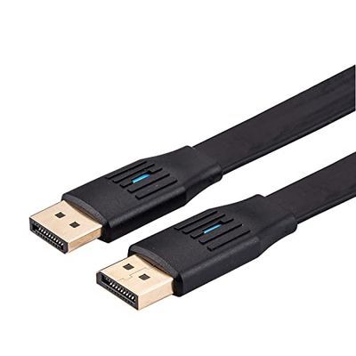 Value Cable DisplayPort Plano, v1.4, DP ST - ST, Negro, 5 m