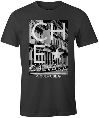 Che Guevara T-shirt voor heren, Antraciet, XXL