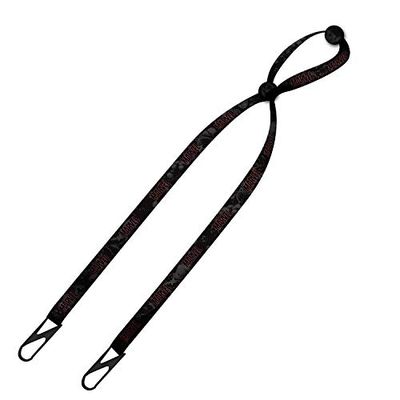 Karactermania 02297 Lanyard, zwart, eenheidsmaat voor volwassenen, Zwart, Eén maat