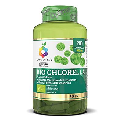 Bio Chlorella - Supplément de chlorelle biologique 200 comprimés - favorise les fonctions purificatrices de l'organisme - 100 g