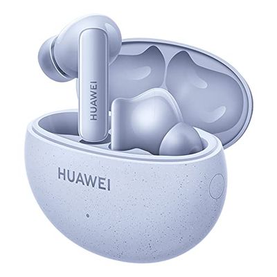HUAWEI FreeBuds 5i, iOS, Android en Windows, Bluetooth 5.2 draadloos, hi-res, 3 ANC-modi, tot 28 uur looptijd, touch-bediening, IP54, verbinding met 2 apparaten, blauw + AP52