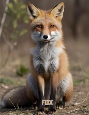 Fox Lined Notebook for Kids: Adorable Natural Real Fox-Themed Writing Journal – 110 Lined Pages – 8.5 x 11 Notebook for School, Stories, Notes, and Creative Writing