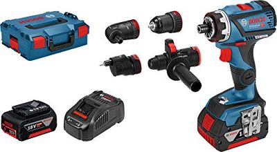 Bosch Professional Trapano Avvitatore a batteria GSR 18 V 60 FC (2 X 5,0 AH, Batteria 18 Volt, viti di ∅ Max.: 10 mm, coppia massima: 60 NM, in L-Boxx)