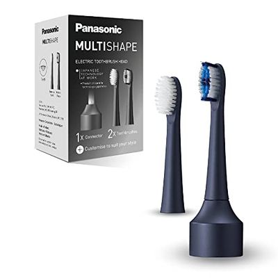 Panasonic MULTISHAPE Sistema Modulare per la Cura della Persona ER-CTB1, testina per spazzolino da denti elettrico con spazzola ultrafine e multi-fit, Nero