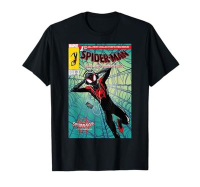 Marvel Spider-Man Spiderverse Collectors Comic Cover Maglietta