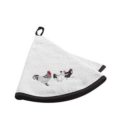 Douceur d'Intérieur AUBERGE ESSUIE-MAIN ROND, ANTHRACITE, (0) 60 CM