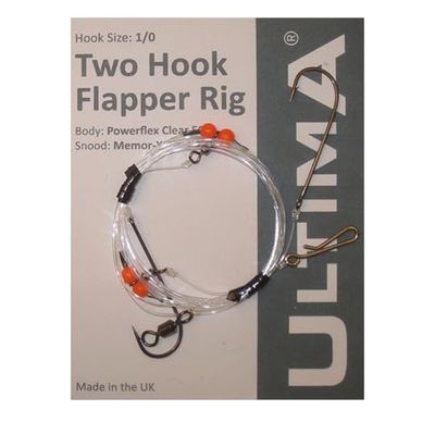 Ultima Flapper Rig - 2 haken - maat 4