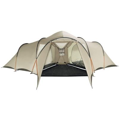VAUDE Badawi Long 6P tenda de campismo para 4 pessoas, unissexo, areia