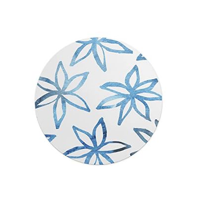 Questo Casa, Round Digital Printed Mouse Pad, Non-Slip Base, for Office and Home, Diameter:22cm