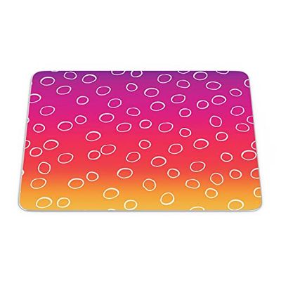 Bonamaison, Rectangular Digital Printed Mouse Mat Non-Slip Bottom for Office and Home Size: 22 x 18 cm