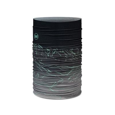 Buff Multifunctional Tour de cou Original EcoStretch Homme Femme Adulte, Foulard, Tubulaire, Multifonctionnel, Cou et Tête, Course, Marche, Randonnée, Durable, Léger, Gris, Taille Unique