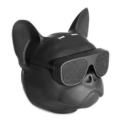 Ibiza - Dog-Sound - Baffle, Enceinte sur Batterie Rechargeable en Forme de tête de Chien - Bluetooth, Micro-SD, Aux - TWS - Design, Moderne, Fun