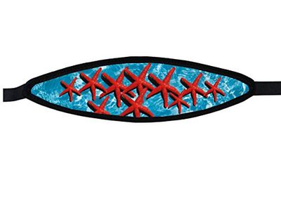 Best Divers Sangle Masque en Néoprène, fermeture velcro, étoiles Marine