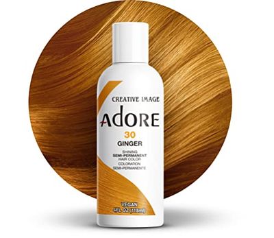 Adore, tinta per capelli semipermanente brillante, colore: 30 ginger (etichetta in lingua italiana non garantita)