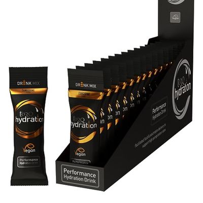 Torq Hydration - Tangerine - Rapid Rehydration Electrolytes Powder Hypotonic Profile Running, Cycling, Sports Hydration Drink - Single Serve - Box of 15